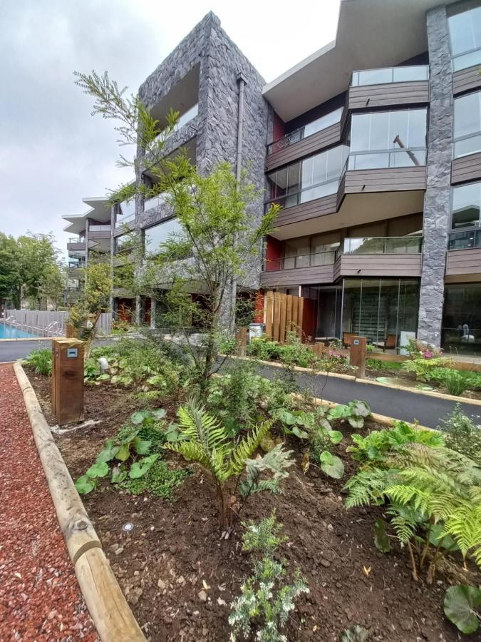 Departamento Edificio Aqua Puconアパートメント エクステリア 写真