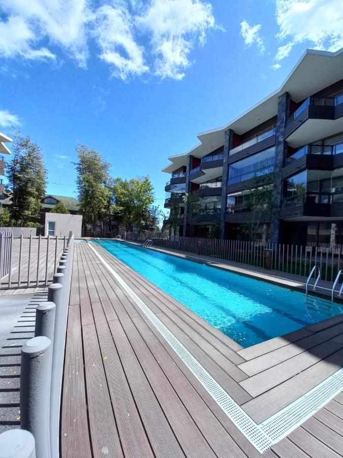 Departamento Edificio Aqua Puconアパートメント エクステリア 写真