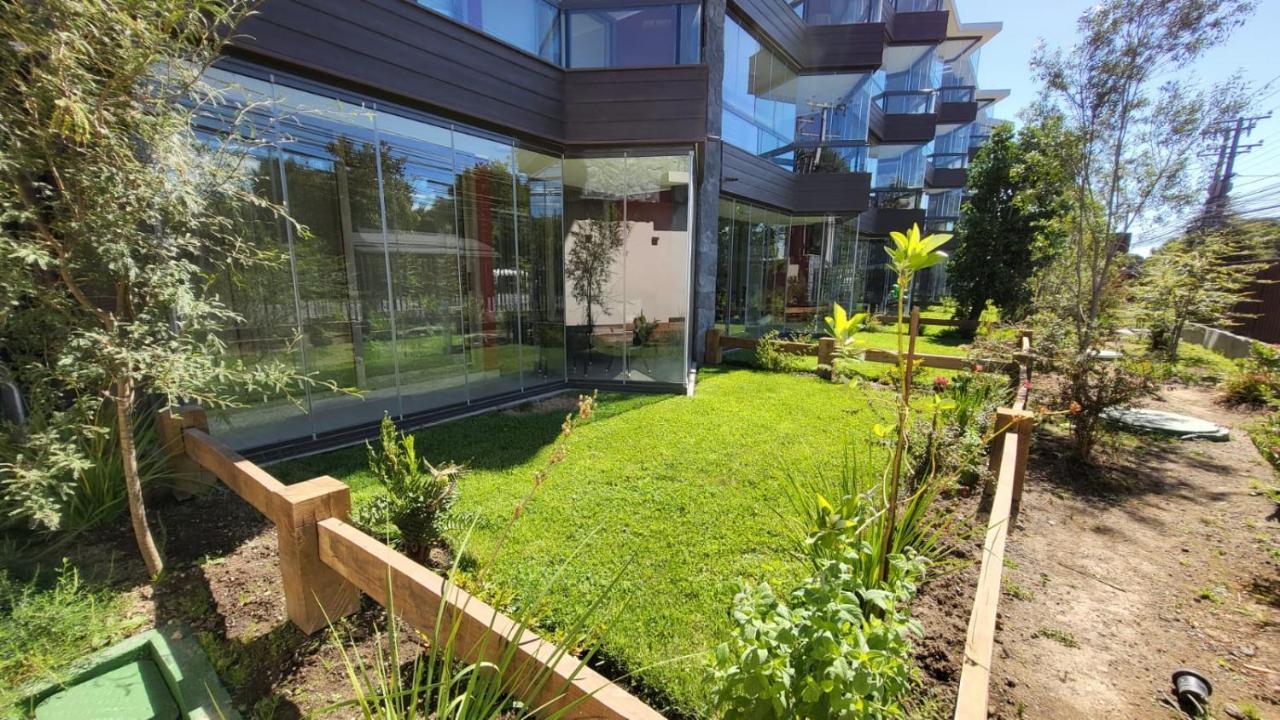 Departamento Edificio Aqua Puconアパートメント エクステリア 写真